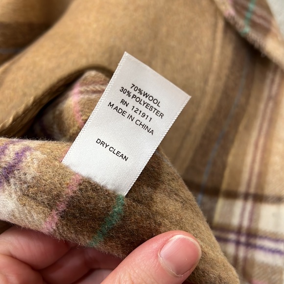 LNA | PLAID WOOL SHACKET - Picture 8 of 9